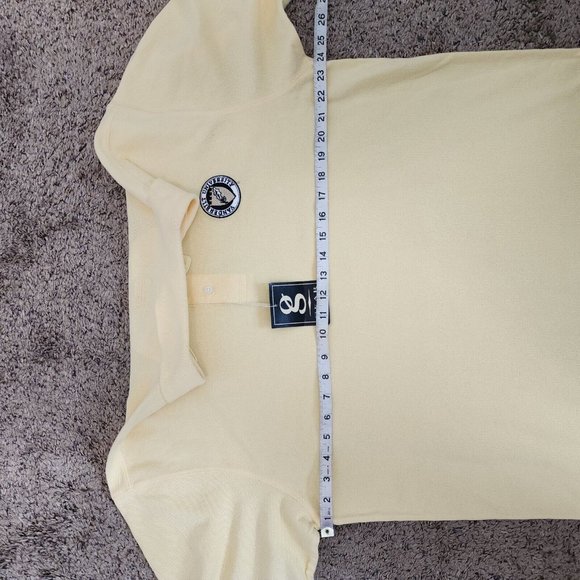 NWT Vanderbilt University College Yellow Logo 100% Cotton Polo XL - Picture 9 of 10
